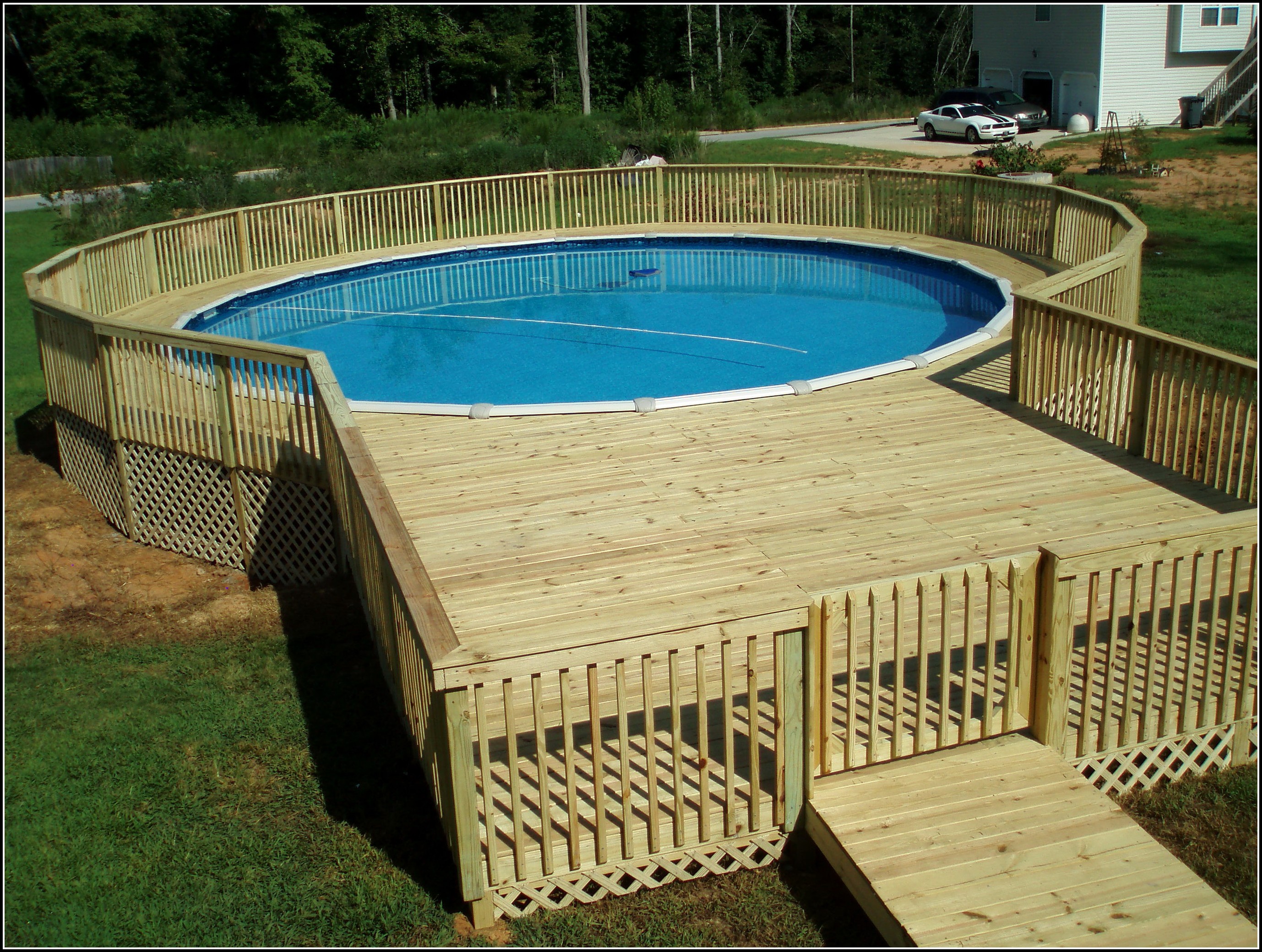 24 Above Ground Pool Deck Plans - Decks : Home Decorating ...