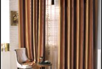 Brown Striped Curtain Panels Brown Striped Curtain Panels