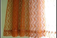 Burnt Orange Sheer Curtains Burnt Orange Sheer Curtains