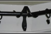 Corner Window Curtain Rod Connector Corner Window Curtain Rod Connector