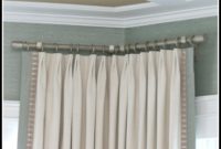Corner Window Curtain Rod Set Corner Window Curtain Rod Set
