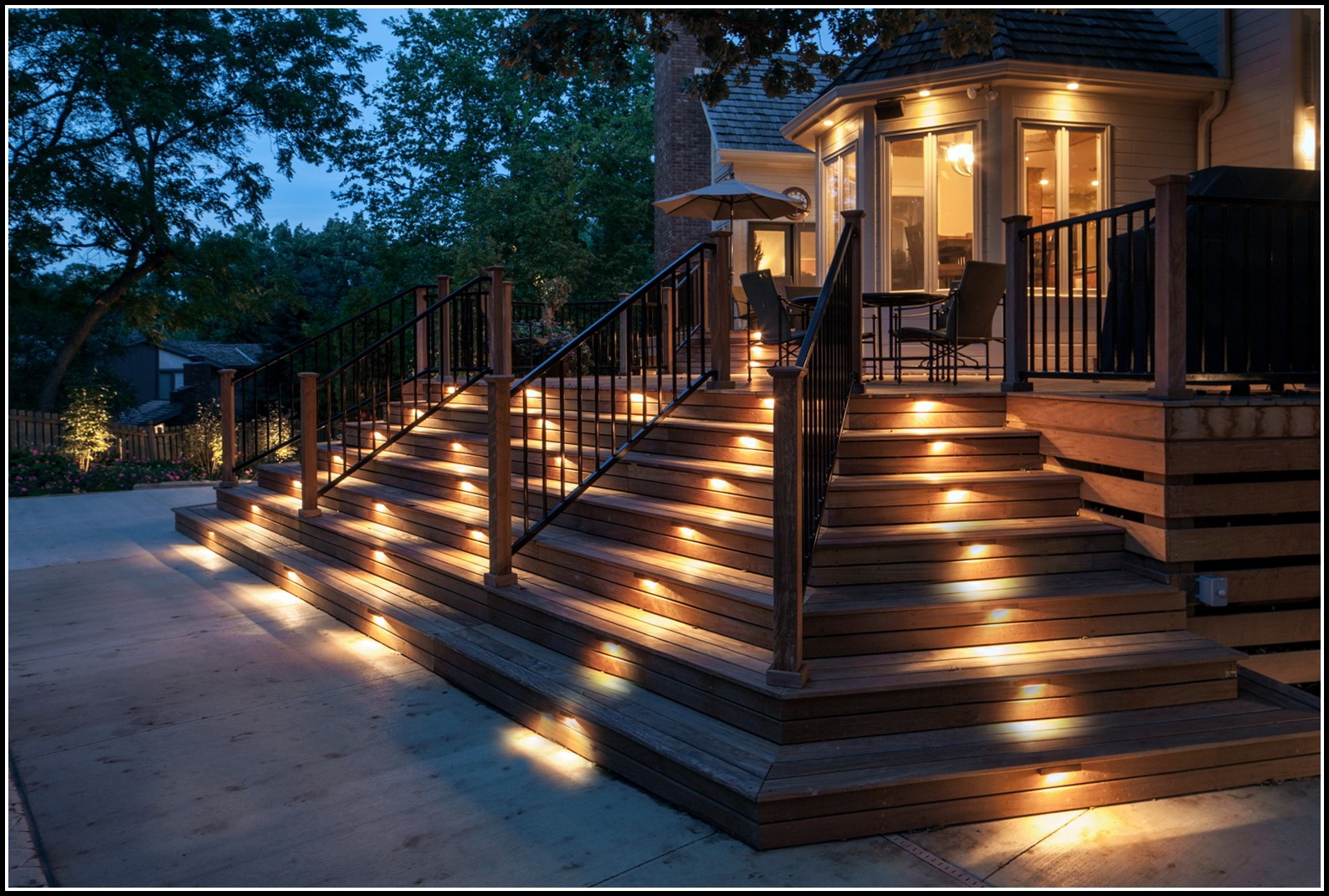Deck Stair Lighting Kits Decks Home Decorating Ideas Deck Stair Lighting Kits Decks Home Decorating Ideas