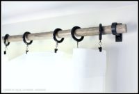 Diy Rustic Curtain Rods Diy Rustic Curtain Rods
