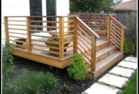 Horizontal Wood Deck Railing Ideas Horizontal Wood Deck Railing Ideas