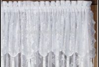 Lace Curtain Panels With Attached Valance Lace Curtain Panels With Attached Valance