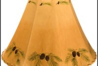 Rustic Faux Leather Lamp Shades Rustic Faux Leather Lamp Shades
