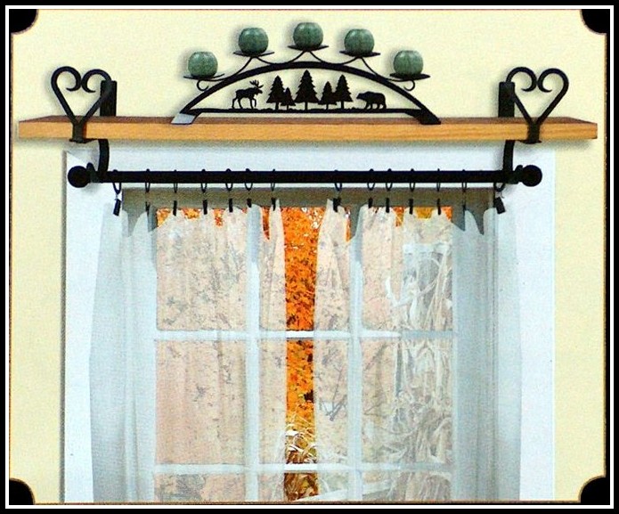 Rustic Wrought Iron Curtain Rods Curtains Home Decorating Ideas Rustic Wrought Iron Curtain Rods
