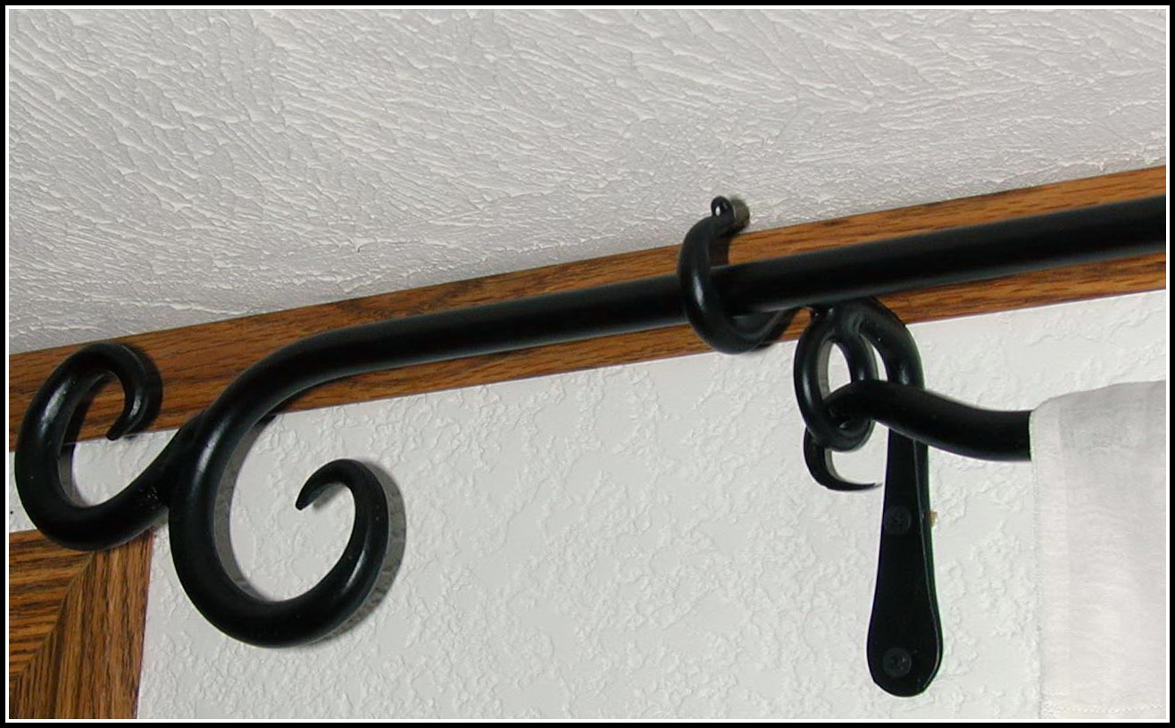 Twisted Wrought Iron Curtain Rods Curtains Home Decorating Ideas Twisted Wrought Iron Curtain Rods