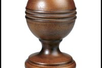 Wood Curtain Rod Finials Wood Curtain Rod Finials