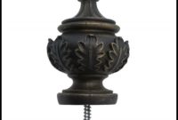 Wooden Finials For Curtain Rods Wooden Finials For Curtain Rods