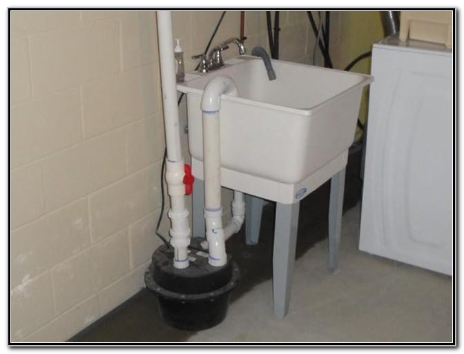 Basement Sink Drain Pump Sink And Faucets Home