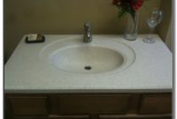 Bathroom Counter With Sinks One Piece Bathroom Counter With Sinks One Piece