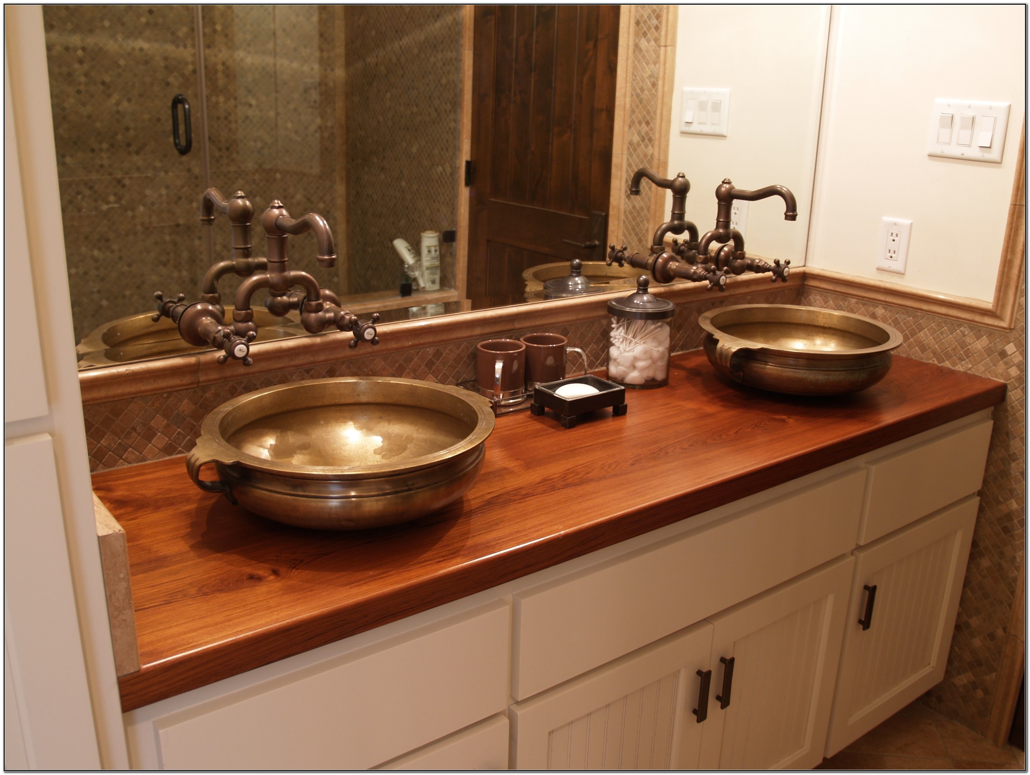 Bathroom Vanity Countertops For Vessel Sinks Sink And