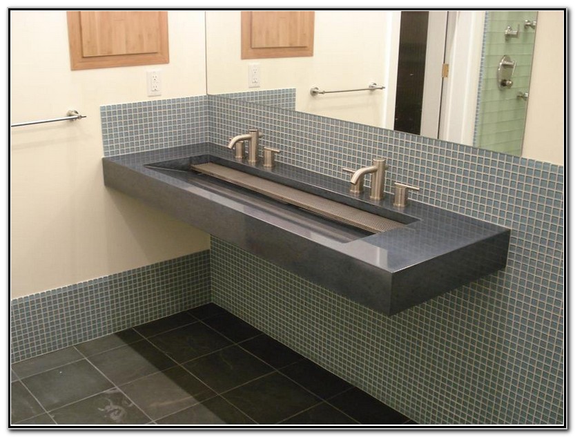 commercial wall mount bathroom sink