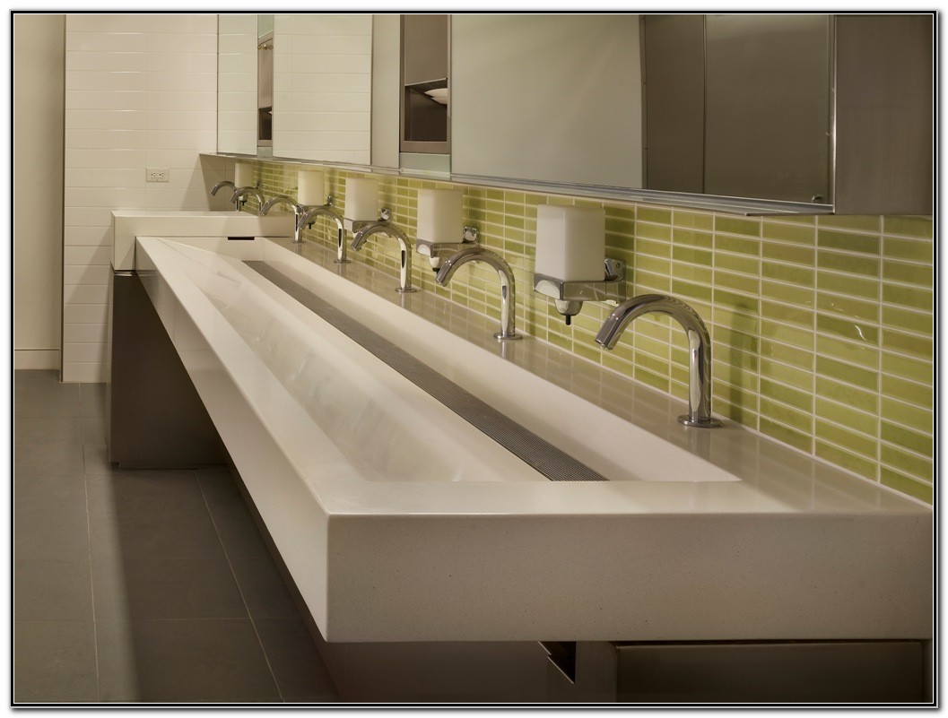 Commercial Trough Sinks Stainless Steel Sink And Faucets