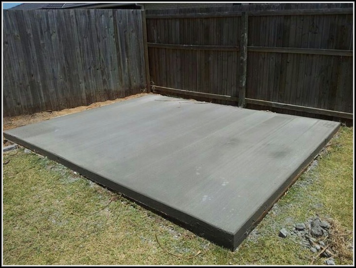 Concrete Slab For Shed Diy Sheds Home Decorating Ideas