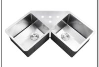 Double Bowl Undermount Corner Kitchen Sink Double Bowl Undermount Corner Kitchen Sink