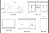 Double Sink Vanity Dimensions Double Sink Vanity Dimensions