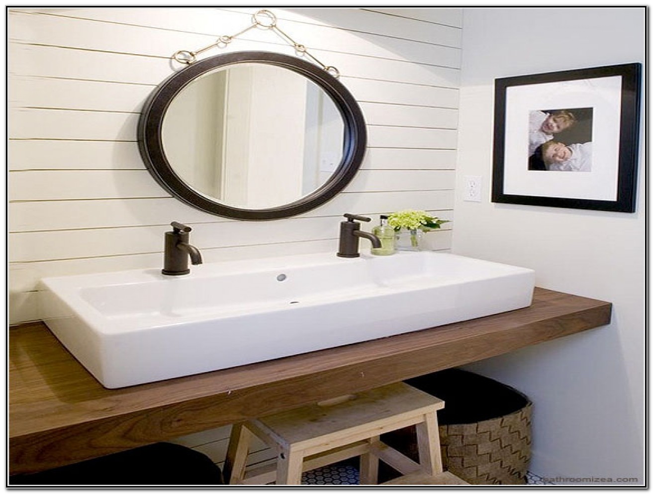 Kohler Double Faucet Trough Sink And Faucets Home