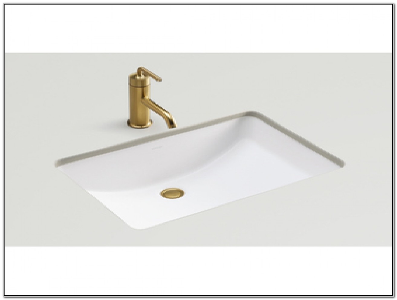 Kohler Rectangular Undermount Bathroom Sink And