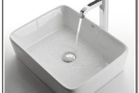 Kraus Ceramic Rectangular Vessel Bathroom Sink Kraus Ceramic Rectangular Vessel Bathroom Sink