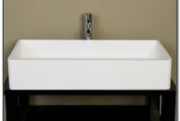 Large White Rectangular Vessel Sink Large White Rectangular Vessel Sink