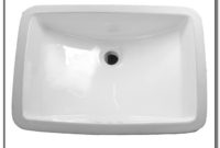 Large White Undermount Bathroom Sink Large White Undermount Bathroom Sink
