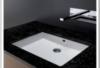 Rectangular Undermount Bathroom Sink White Rectangular Undermount Bathroom Sink White