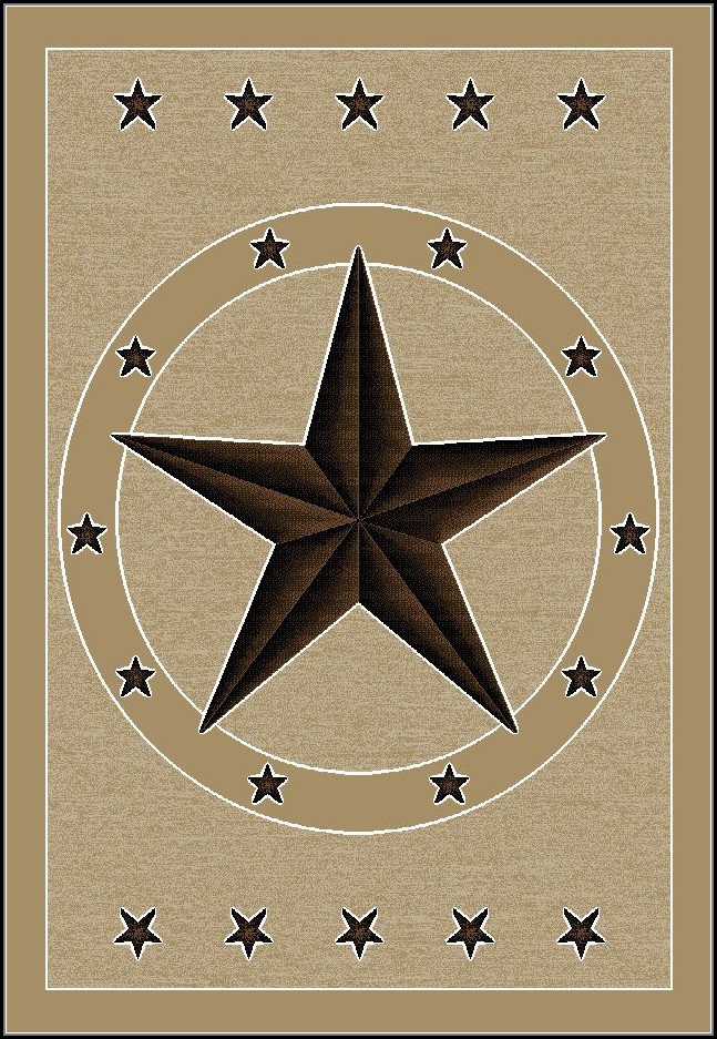 Rustic Texas Star Rugs Home Decorating Ideas