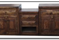 Rustic Wood Double Sink Vanity Rustic Wood Double Sink Vanity