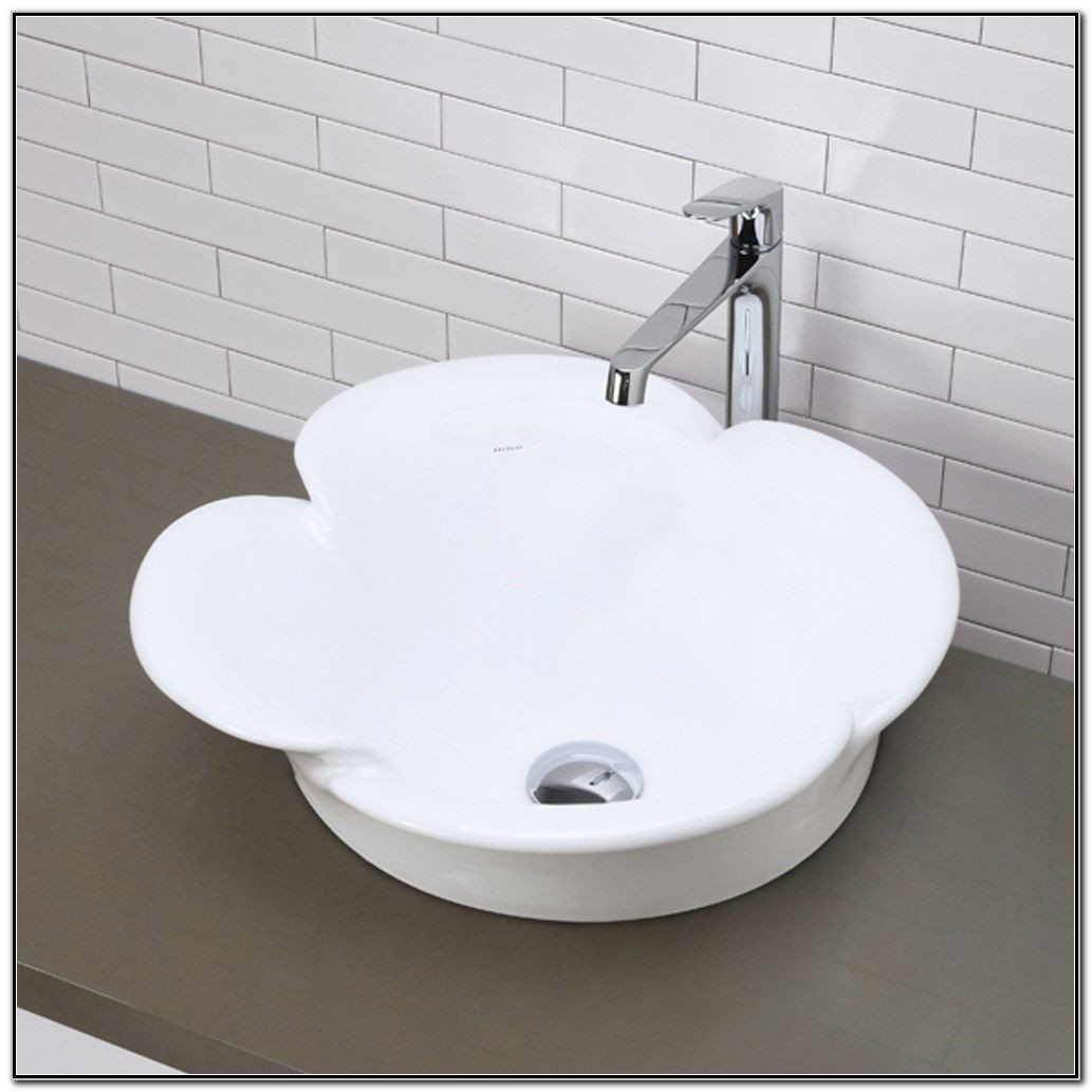 Semi Recessed Vessel Sinks Ceramic Sink And Faucets Home
