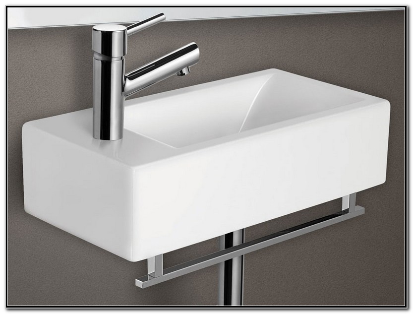 Small Wall Mounted Bathroom Sinks Canada Sink And Faucets