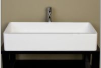 Small White Rectangular Vessel Sink Small White Rectangular Vessel Sink