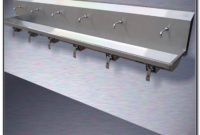 Commercial Trough Sinks Stainless Steel Sink And Faucets