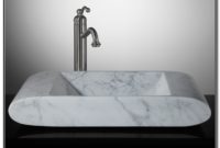 Valens Carrara Marble Vessel Sink Valens Carrara Marble Vessel Sink