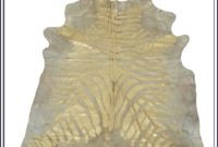 White And Gold Cowhide Rug White And Gold Cowhide Rug
