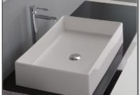 White Rectangular Vessel Sink White Rectangular Vessel Sink