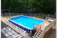 Above Ground Oval Pool Deck Designs Above Ground Oval Pool Deck Designs