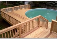 Above Ground Pool Deck Ideas Above Ground Pool Deck Ideas