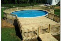 Above Ground Pool Deck Ideas Plans Above Ground Pool Deck Ideas Plans