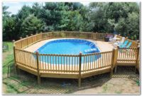 Above Ground Swimming Pool With Deck Above Ground Swimming Pool With Deck