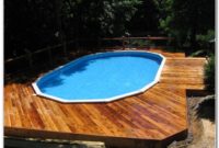 Above The Ground Pool Decks Above The Ground Pool Decks