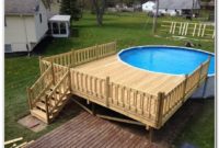 Deck Above Ground Pool Deck Above Ground Pool