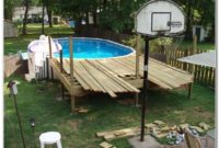 Deck Above Ground Pool Plans Deck Above Ground Pool Plans