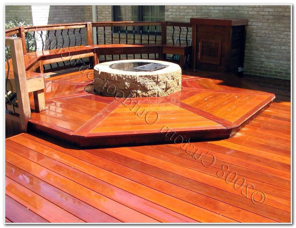 Fire Pit Built Into Wood Deck Decks Home Decorating Ideas Fire Pit Built Into Wood Deck