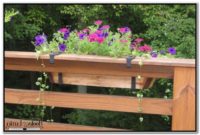 Flower Boxes For Decks Railings Flower Boxes For Decks Railings