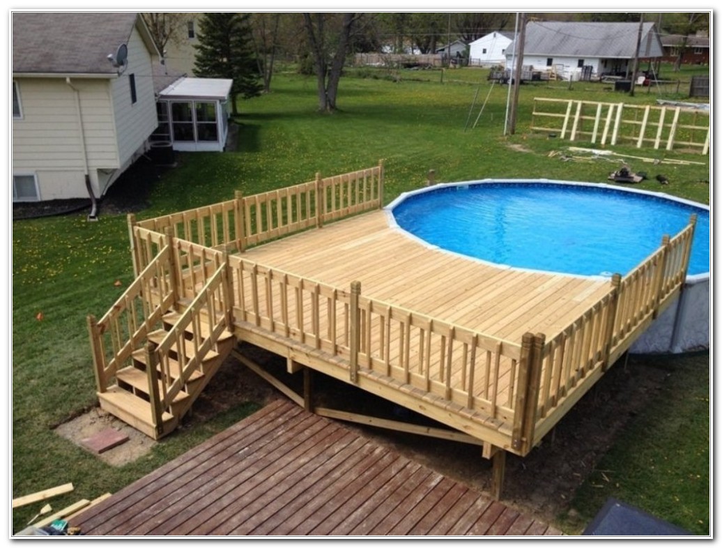 Free Pool Deck Plans Online Decks Home Decorating