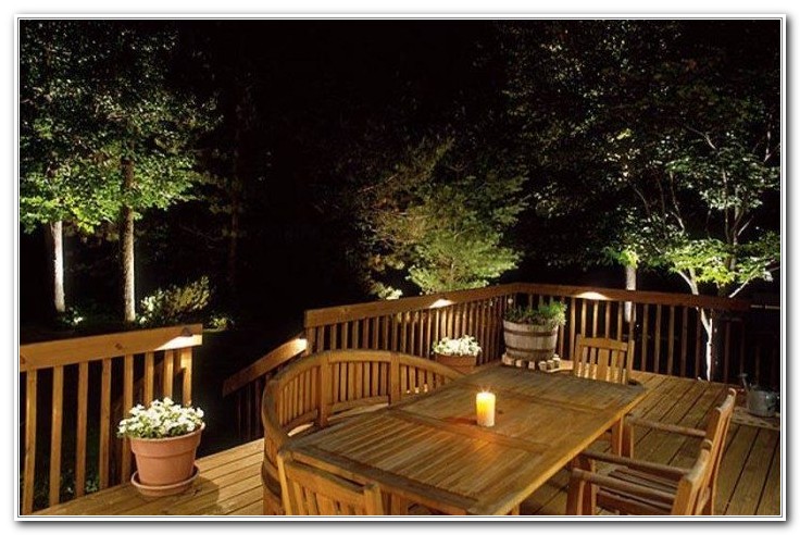 Outdoor Deck Rope Lights Decks Home Decorating Ideas