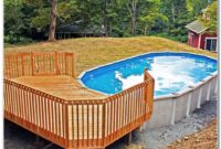 Round Above Ground Pool Decks