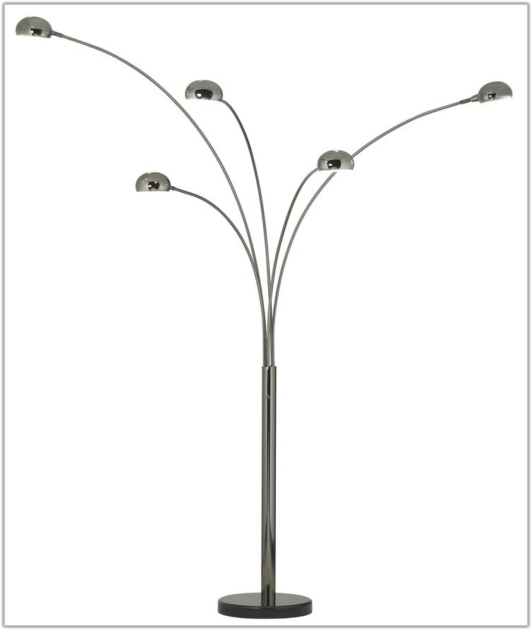 Black Chrome Five Arm Arc Floor Lamp Lamps Home Decorating Ideas Black Chrome Five Arm Arc Floor Lamp